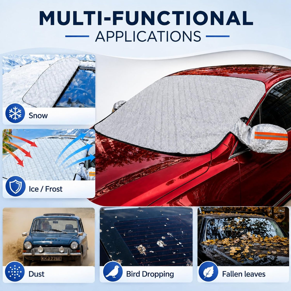 New Thickened Car Windscreen Cover for Winter