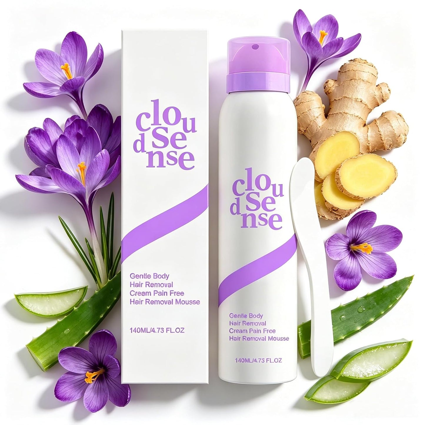 Hair Removal Spray for Men & Women, Gentle Sensitive Skin