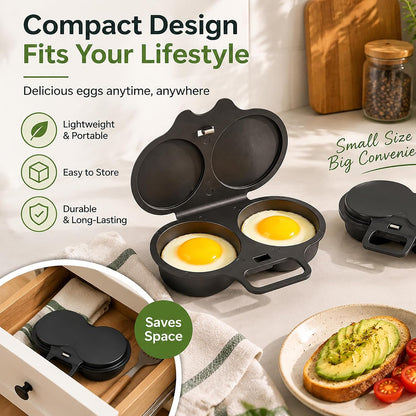 Egg Cooker with Lid and Handle