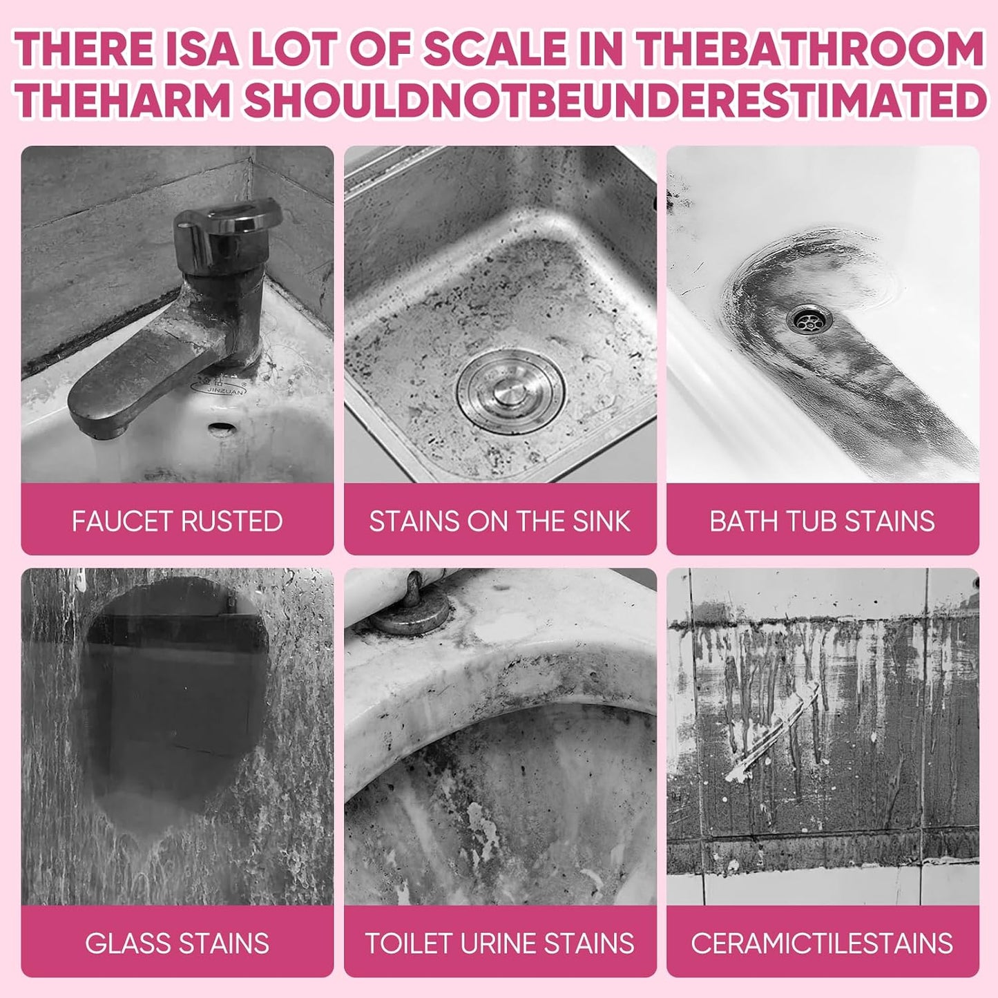 Bathroom Descaler Foam Cleaner