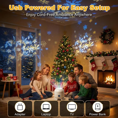 Dynamic Rotating  Christmas Projector Light