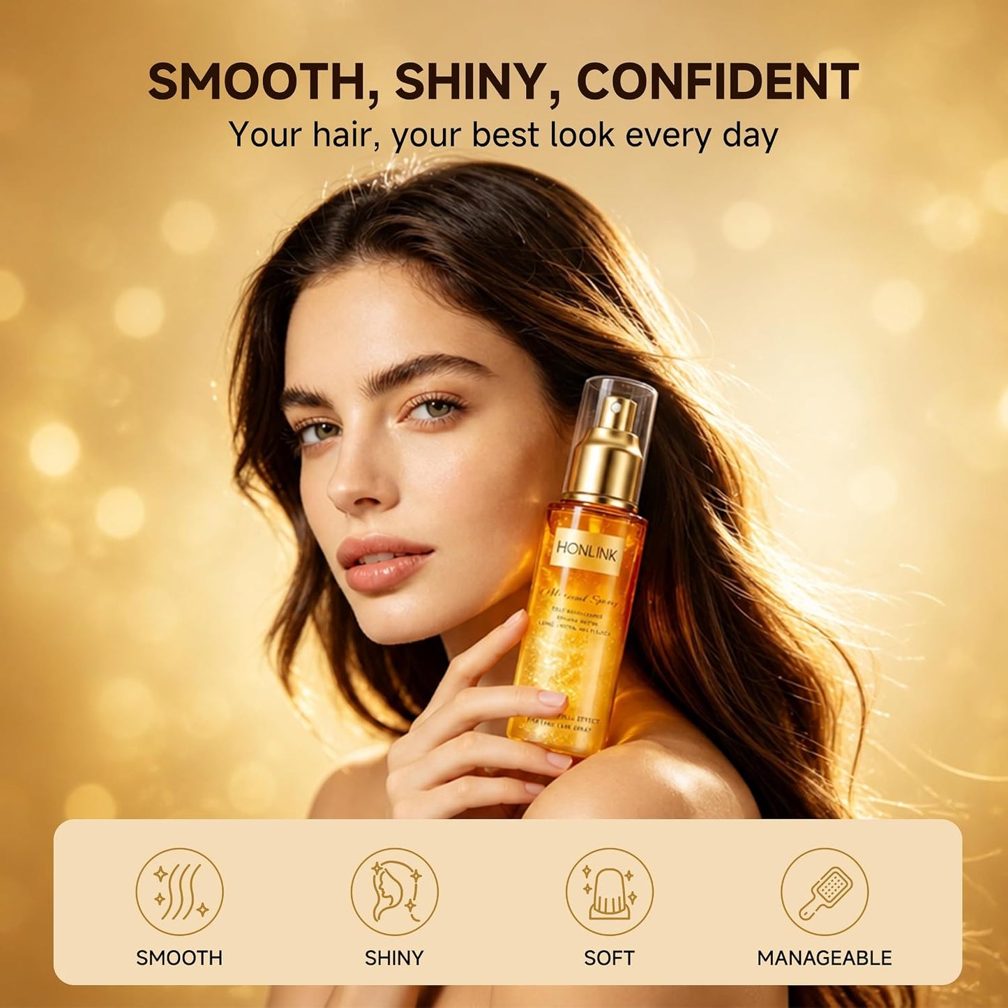 Argan Oil Anti-Frizz Hair Spray for Women