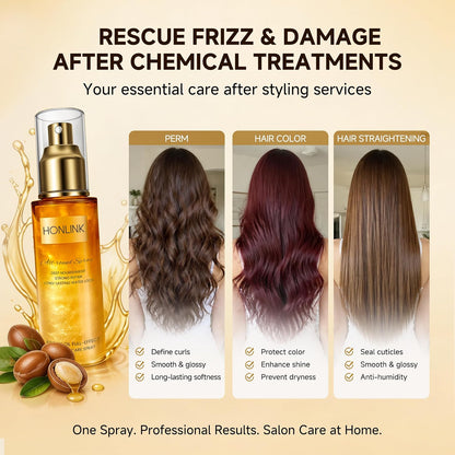 Argan Oil Anti-Frizz Hair Spray for Women