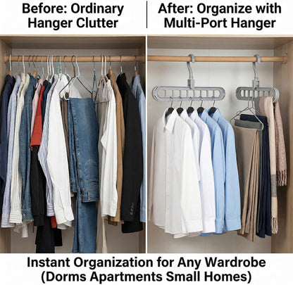9 in 1 Space Saving Clothes Hanger(2Pcs)