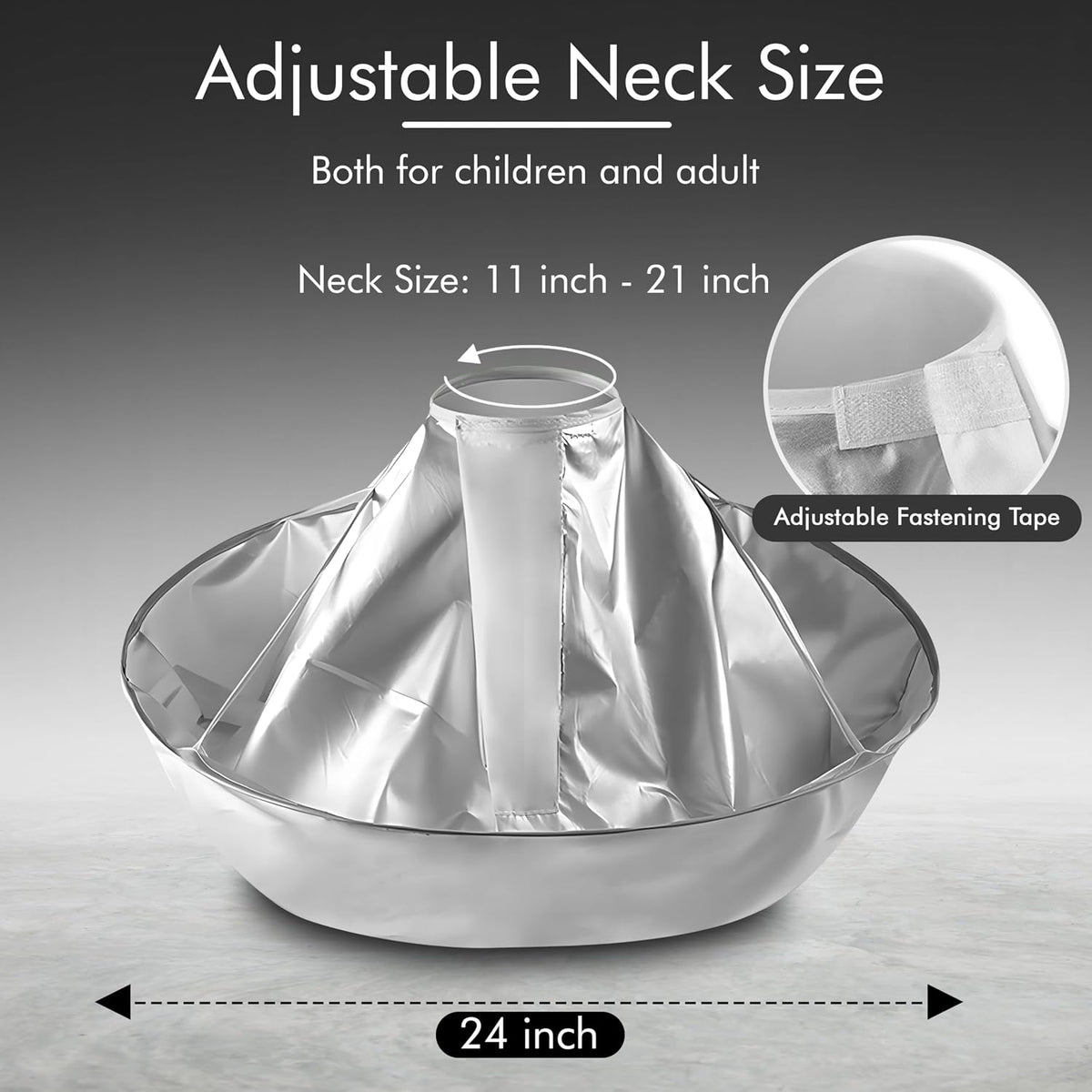 Foldable Haircut Umbrella Cape for Adults