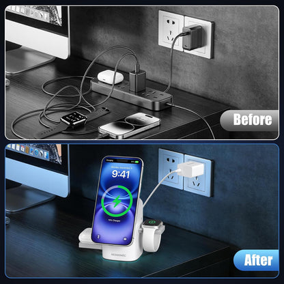 3 in 1 Magnetic Wireless Fast Charging Station