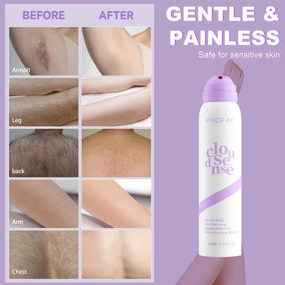 Hair Removal Spray for Men & Women, Gentle Sensitive Skin