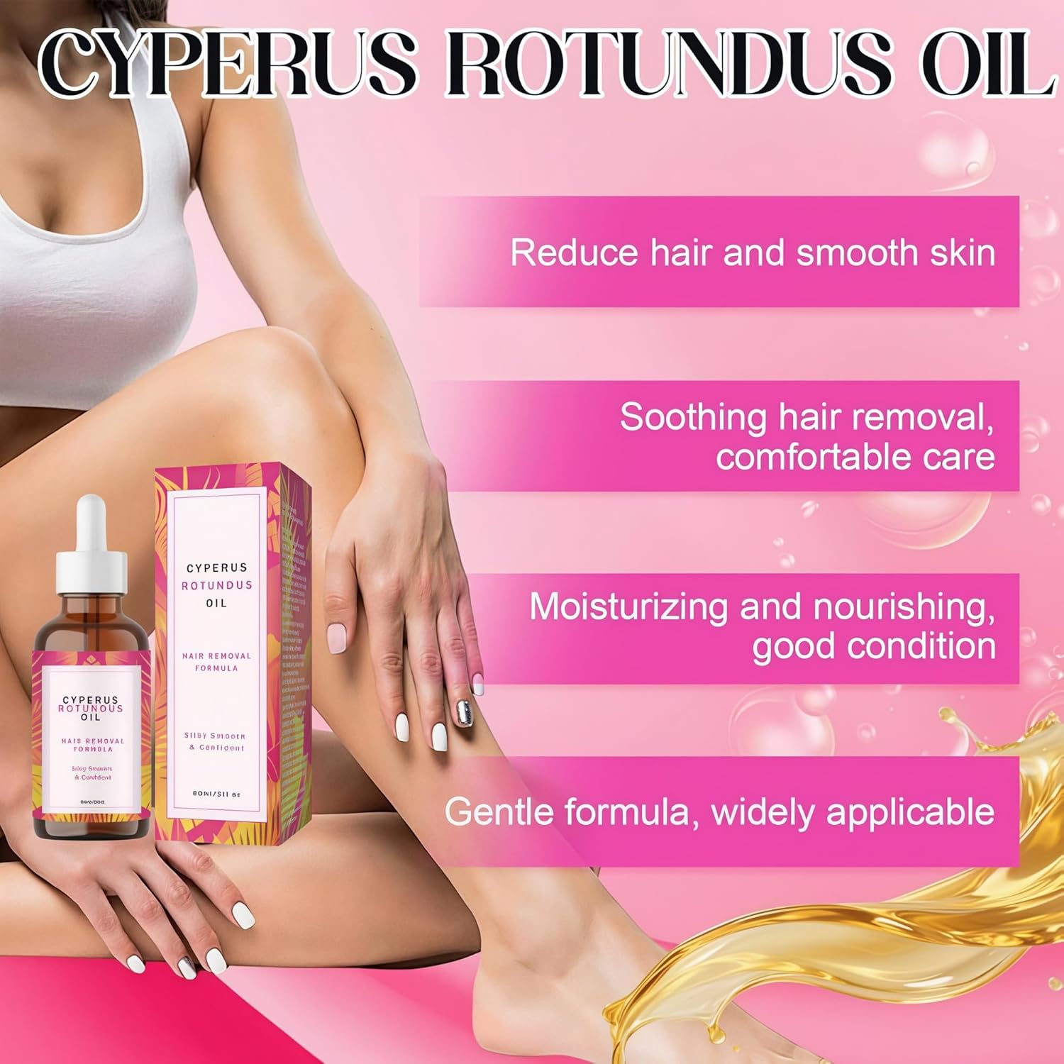 Cyperus Rotundus Oil for Hair Removal