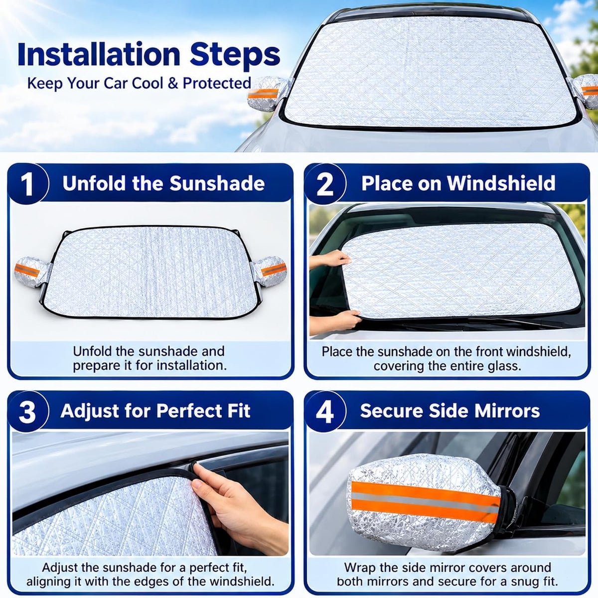 New Thickened Car Windscreen Cover for Winter