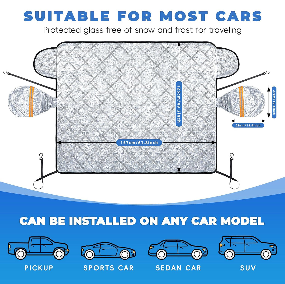 New Thickened Car Windscreen Cover for Winter