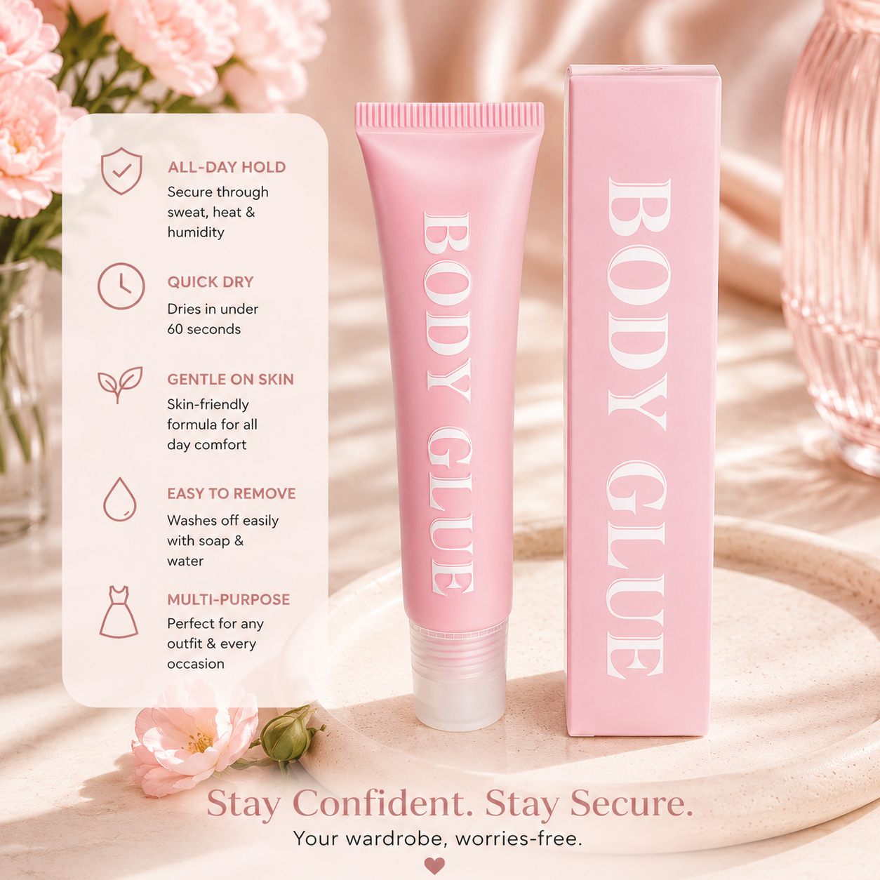 Body Adhesive Glue, Skin Safe Liquid Fashion