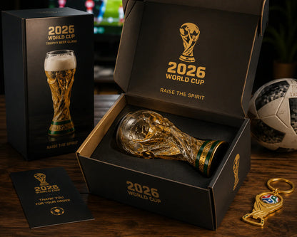 FIFA 2026 Trophy Beer Glass