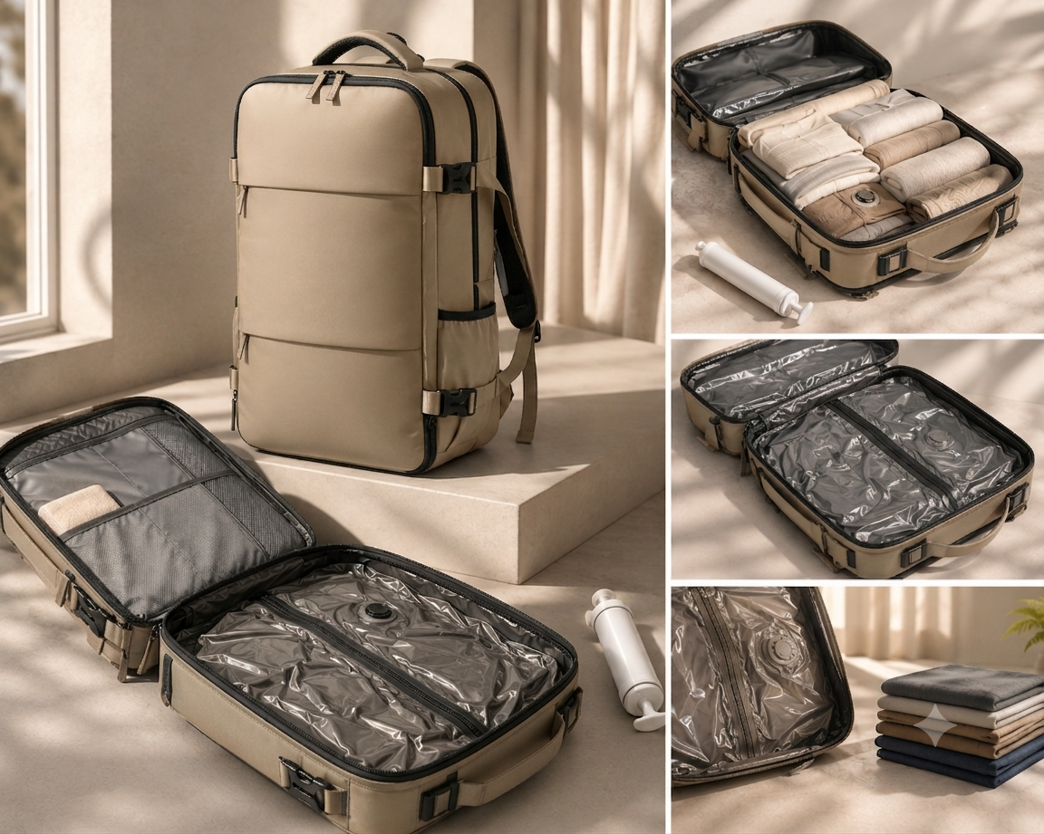 Vacuum Compression Backpack-Electric Pump