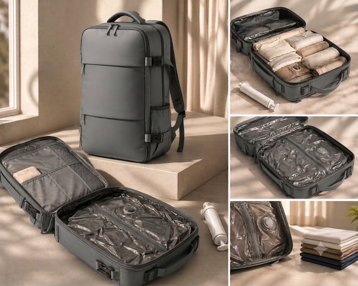 Vacuum Compression Backpack-Electric Pump