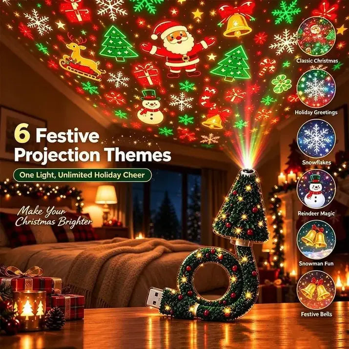 HINLEX Christmas Ceiling Projector Lamp