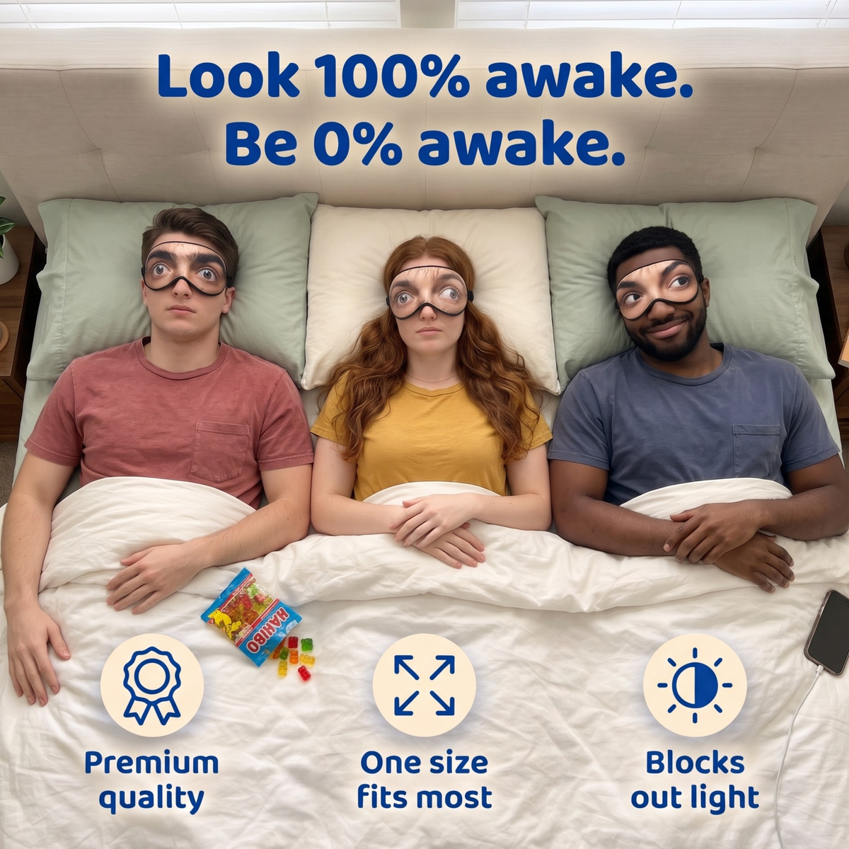Funny sleeping mask