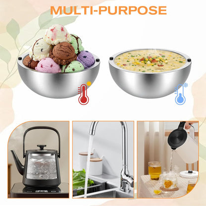 Stainless Steel Double Walled Insulated Bowl