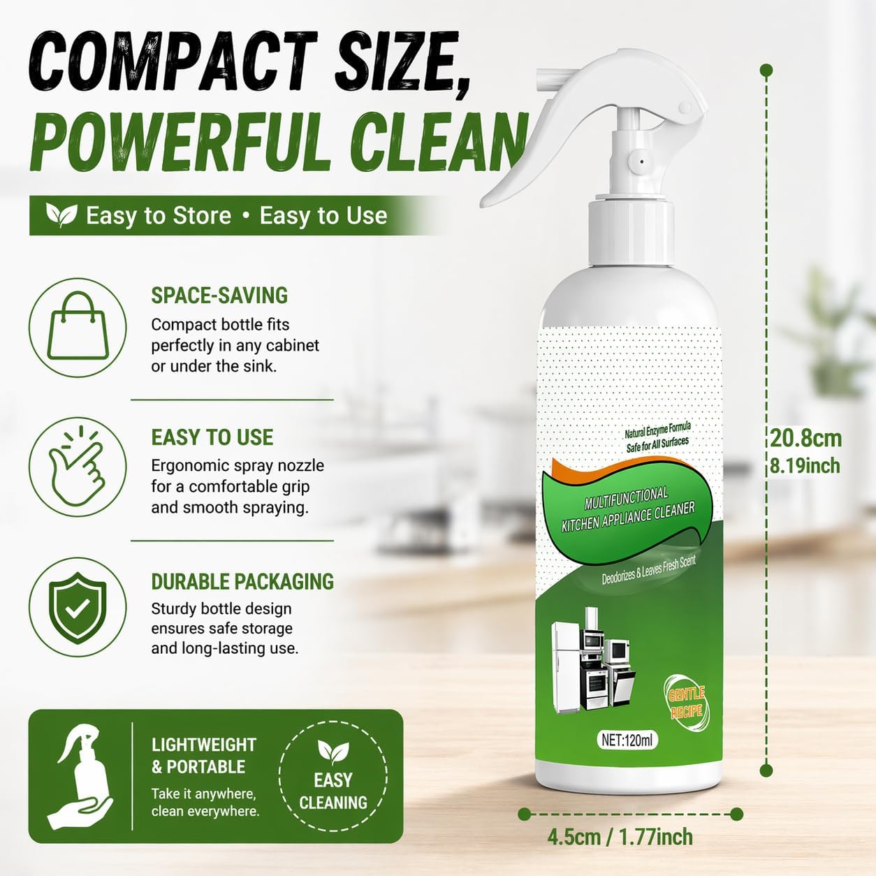 Enzyme Foam Kitchen Cleaner Spray