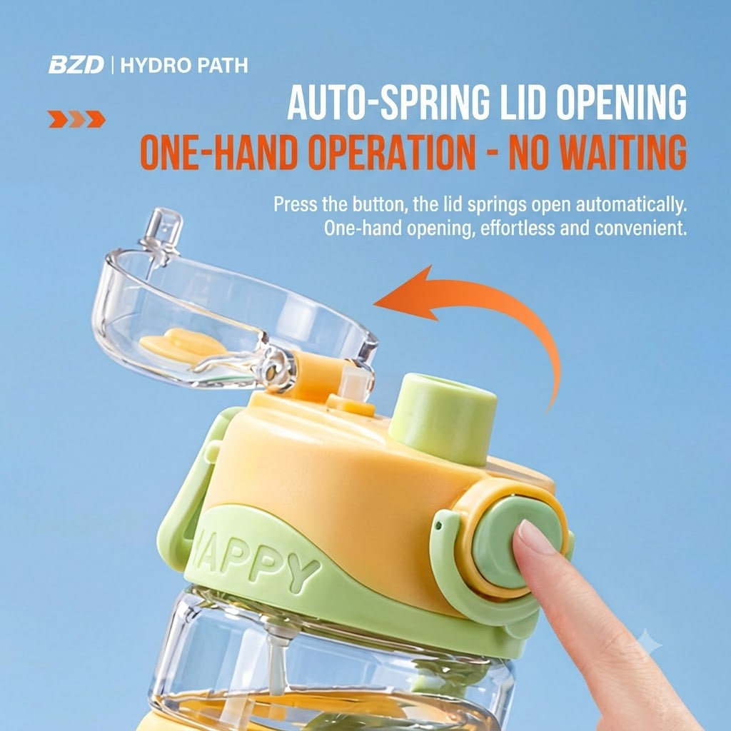 2-in-1 Spray & Drink Water Bottle 750ml