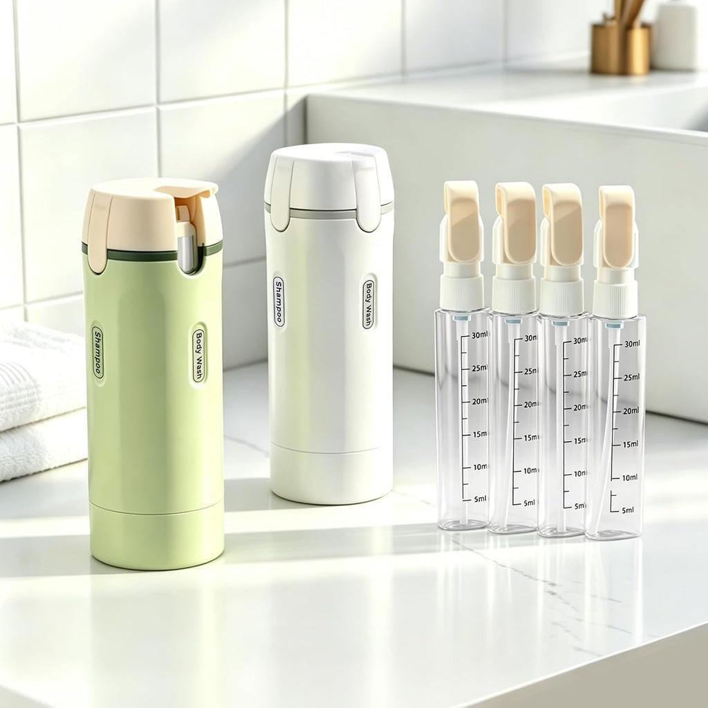 4 In 1 Travel Dispenser Bottle