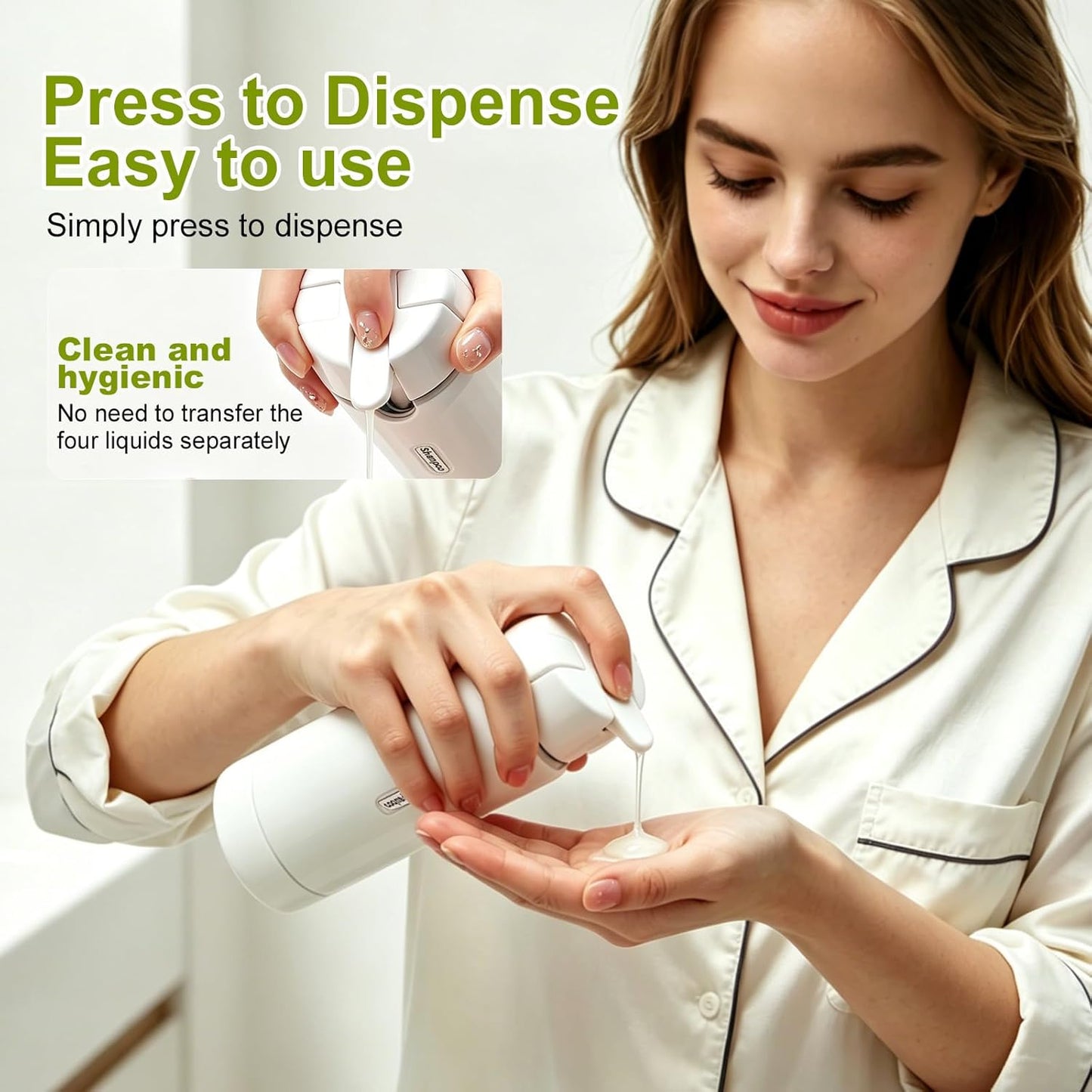 4 In 1 Travel Dispenser Bottle