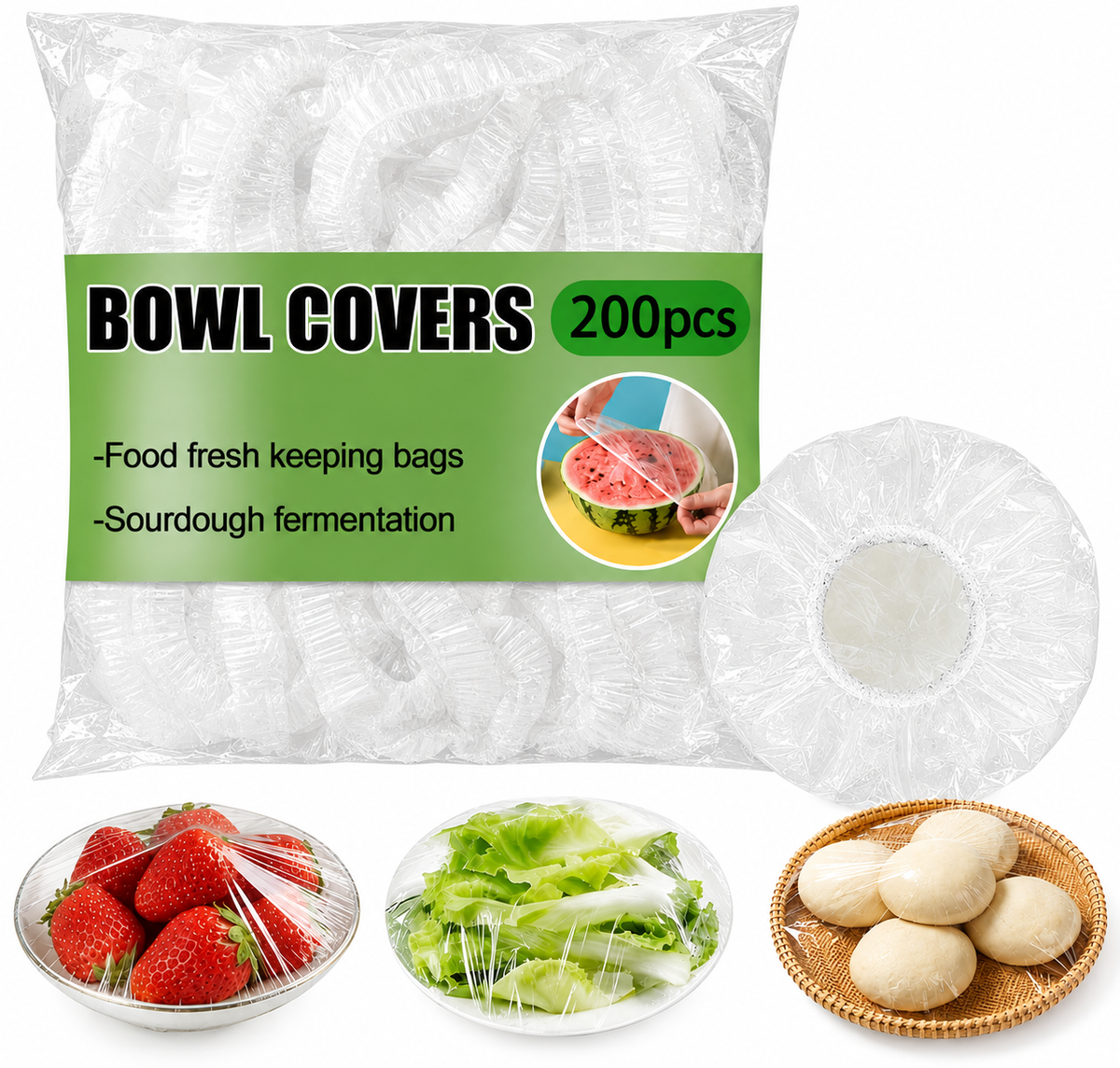 Food Graded Thickened Bowl Covers
