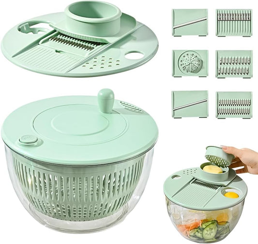 Multifunctional Vegetable Salad Dehydrator & Cutter