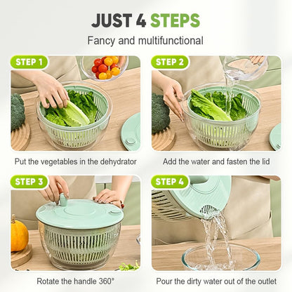 Multifunctional Vegetable Salad Dehydrator & Cutter