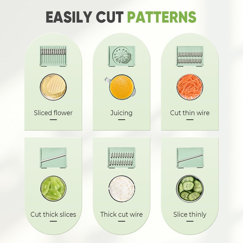 Multifunctional Vegetable Salad Dehydrator & Cutter