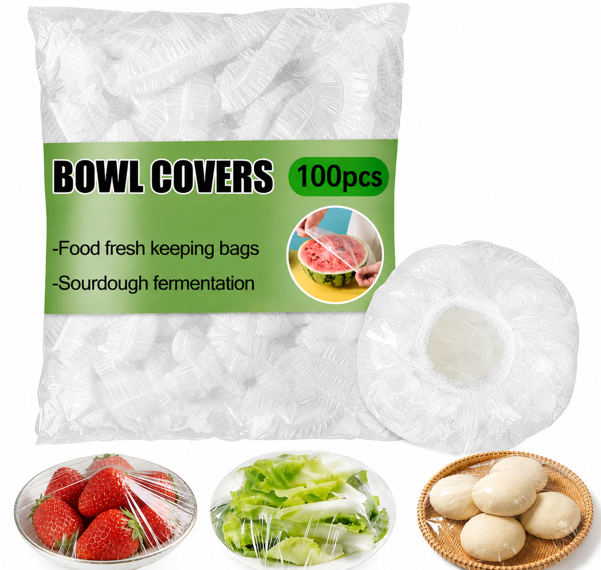 Food Graded Thickened Bowl Covers