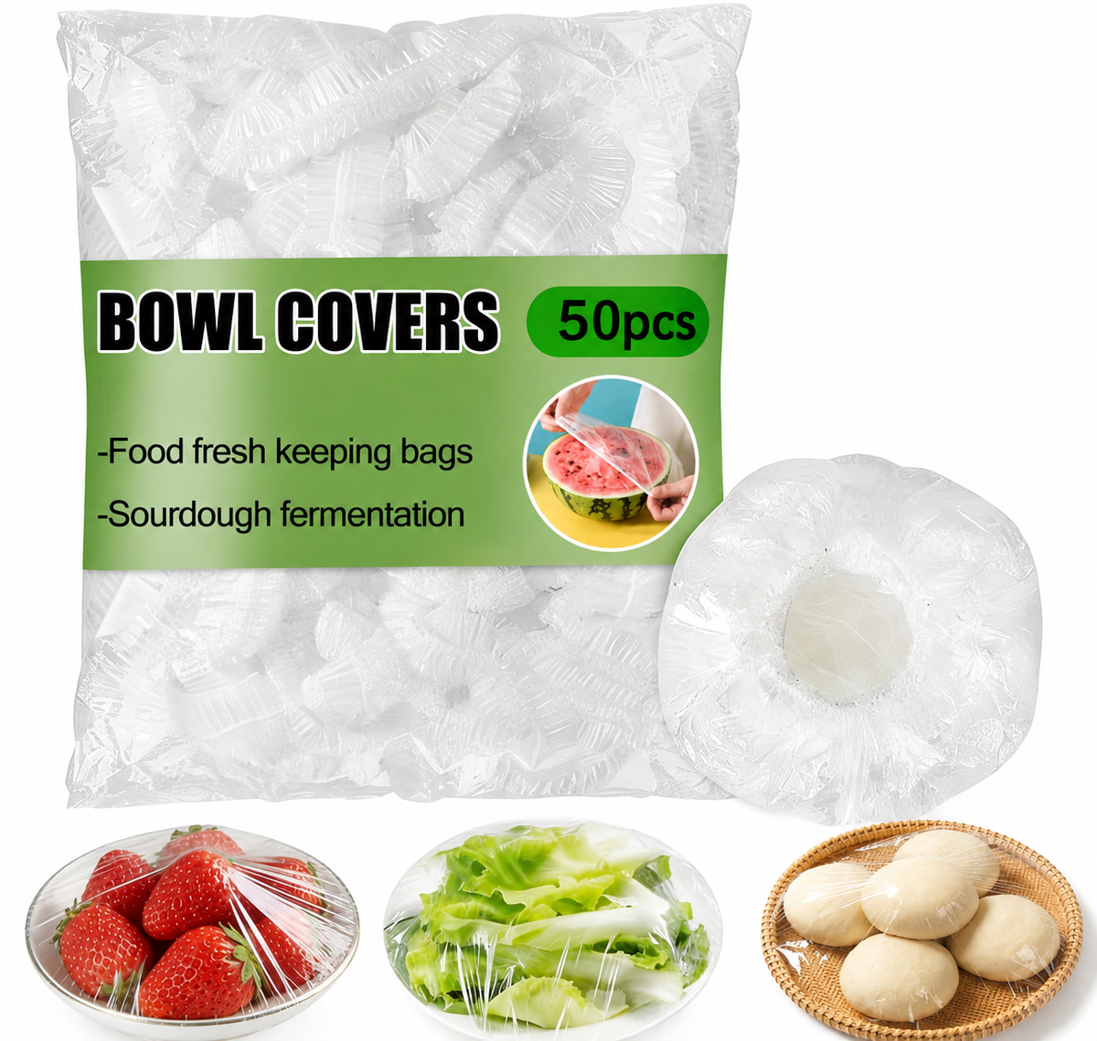 Food Graded Thickened Bowl Covers