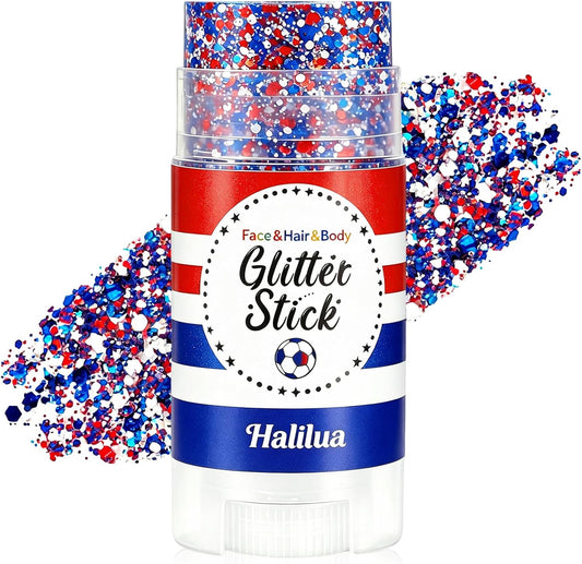 Patriotic Face Body Glitter Stick for Independence Day