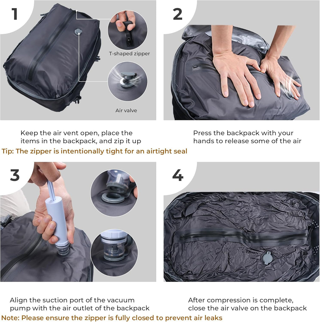 Vacuum Compression Backpack-Electric Pump