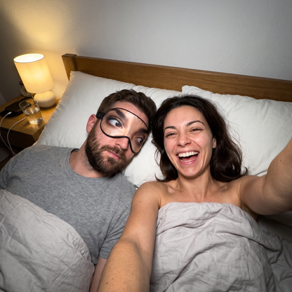 Funny sleeping mask