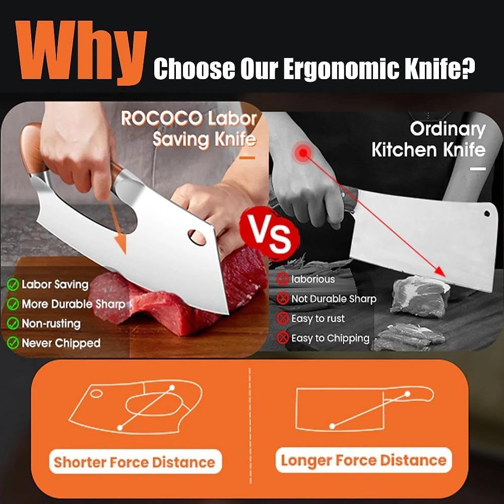 Multi-Purpose Kitchen Meat Cleaver Knife