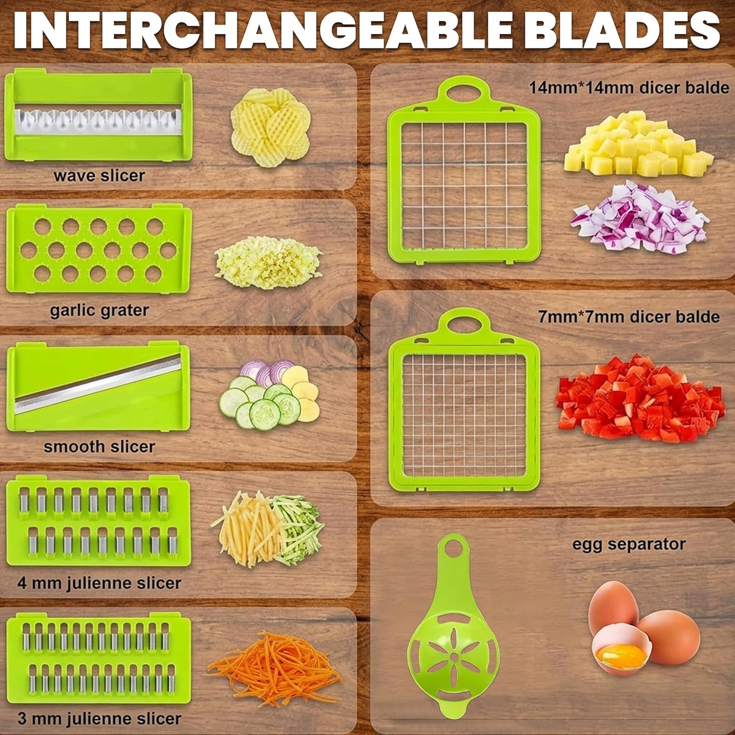 15 in 1- Multifunctional Vegetable Chopper