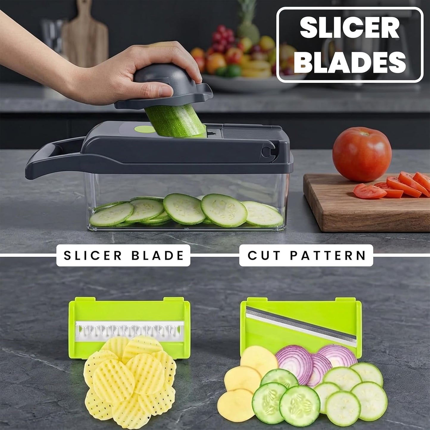 15 in 1- Multifunctional Vegetable Chopper