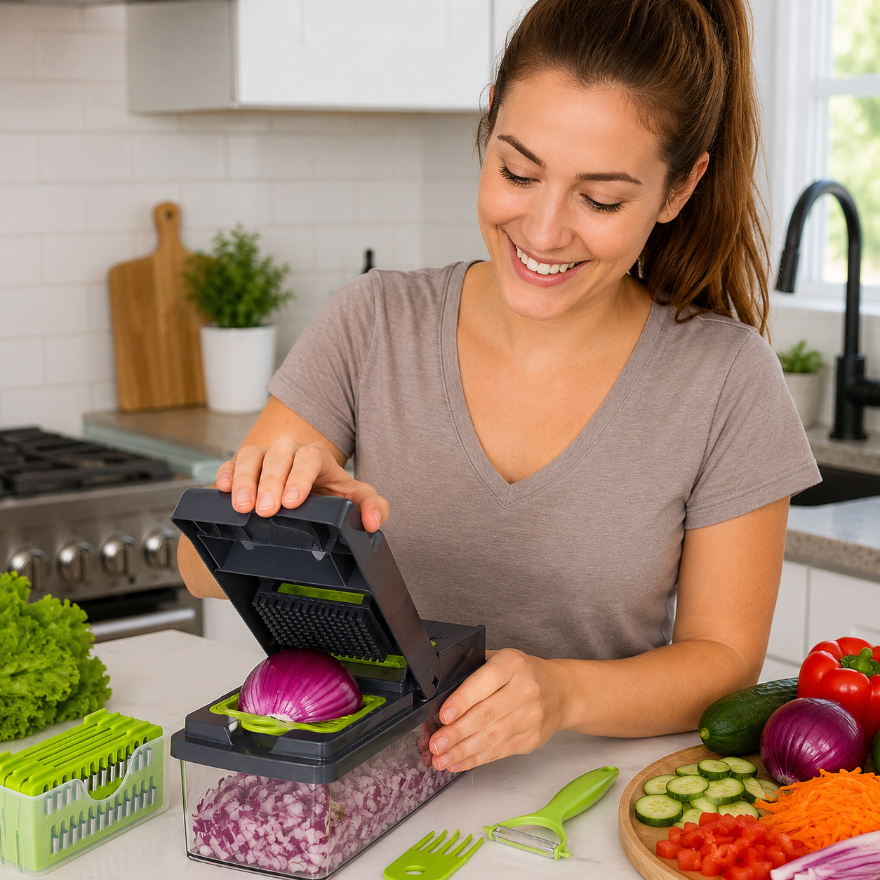 15 in 1- Multifunctional Vegetable Chopper