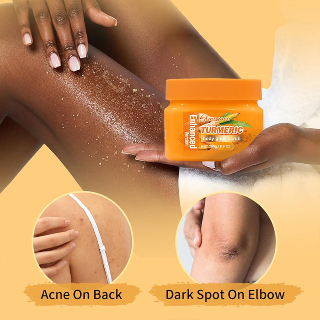 Turmeric Body Scrub, Cleanser for Dullness