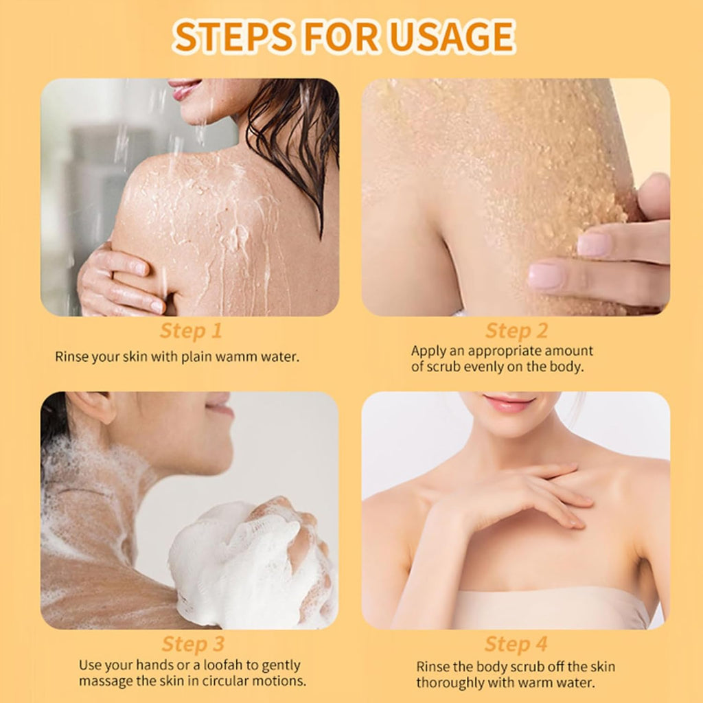 Turmeric Body Scrub, Cleanser for Dullness