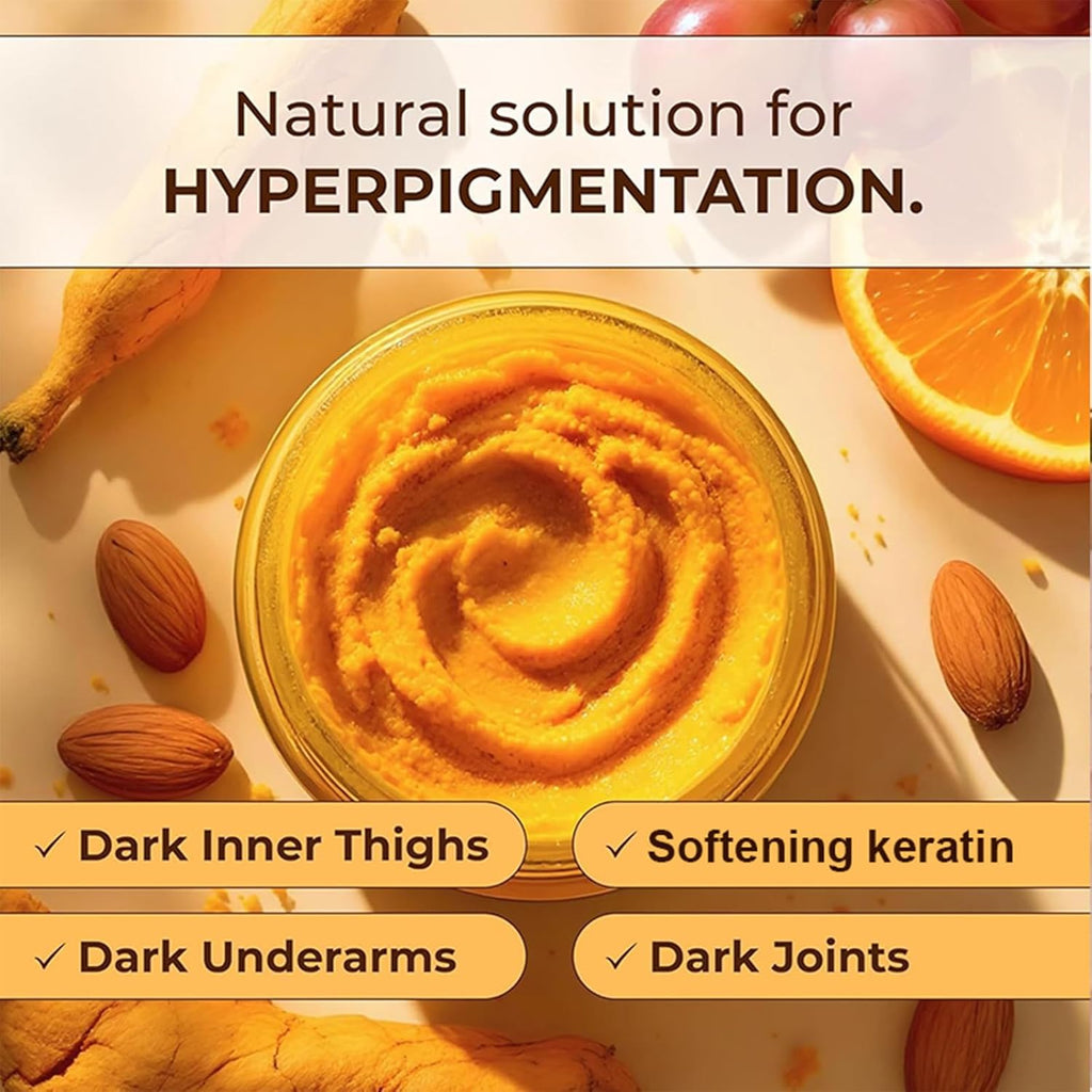 Turmeric Body Scrub, Cleanser for Dullness