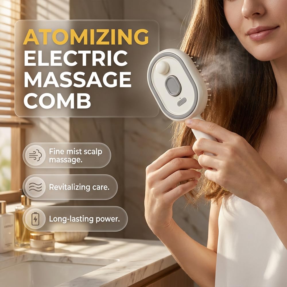 Electric Steam Brush for Hair