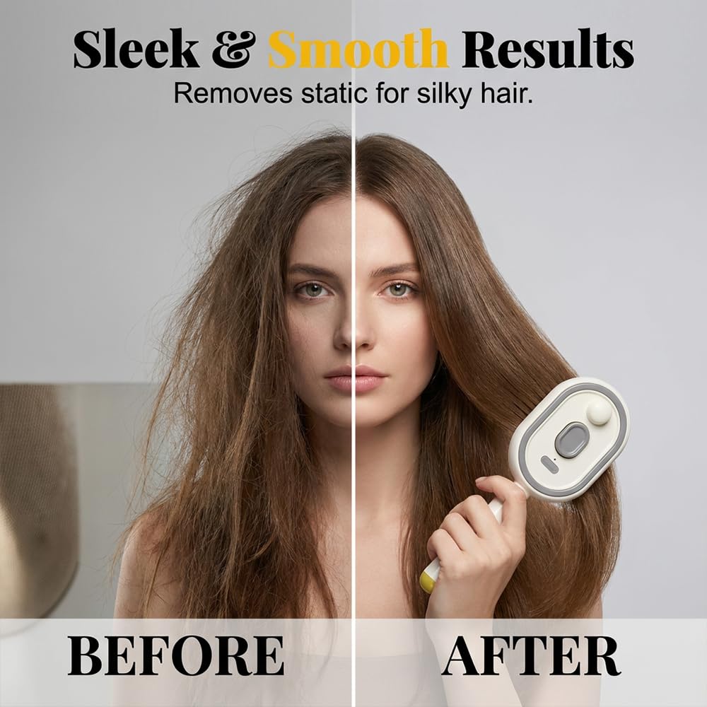 Electric Steam Brush for Hair