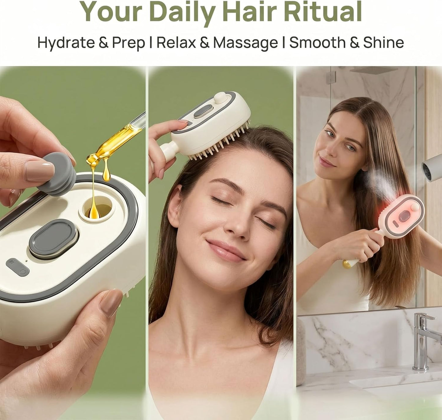 Electric Steam Brush for Hair