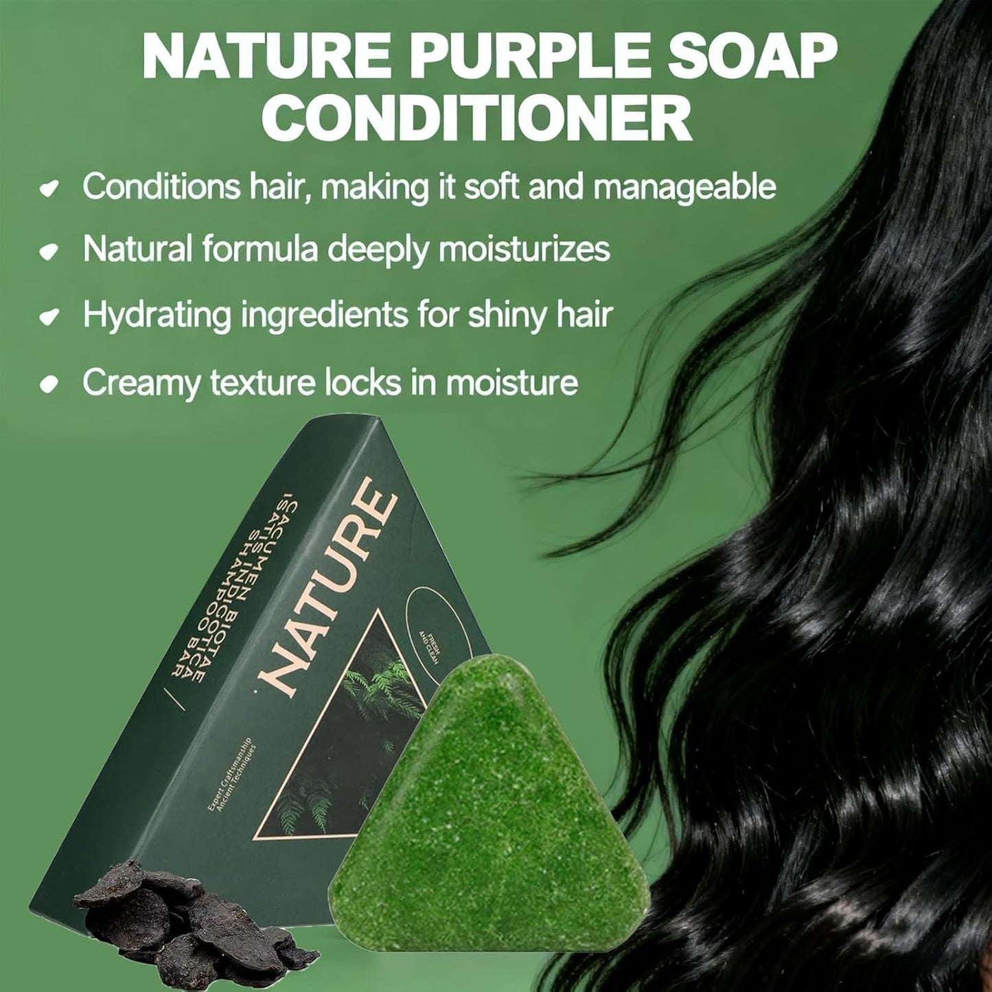 Nature Triangle Shampoo Bar