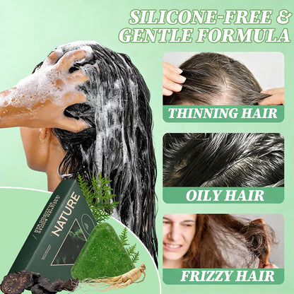Nature Triangle Shampoo Bar