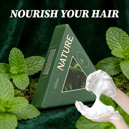 Nature Triangle Shampoo Bar