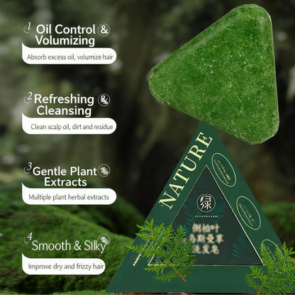 Nature Triangle Shampoo Bar