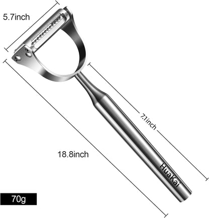 2-in-1 Stainless Steel Vegetable Peeler