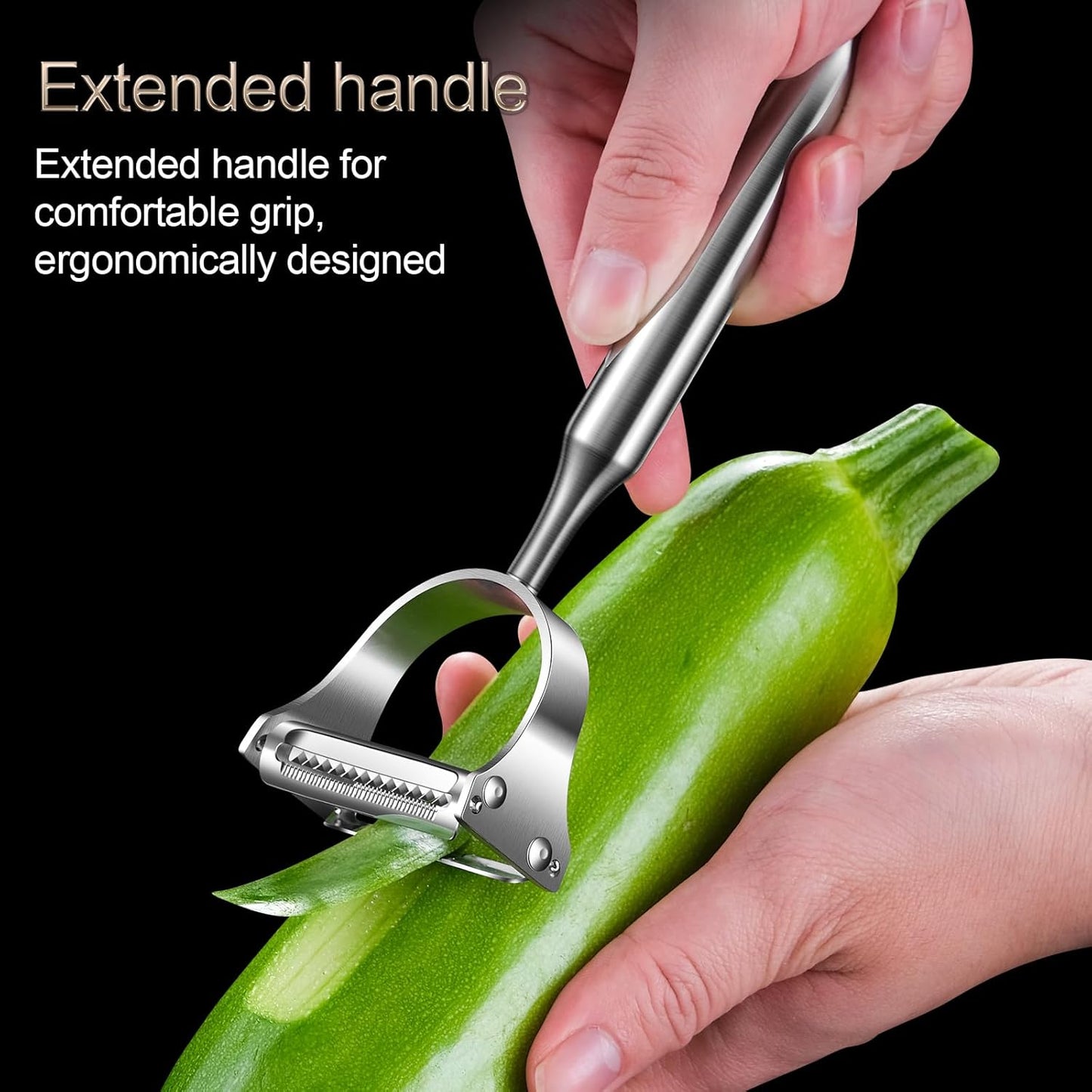 2-in-1 Stainless Steel Vegetable Peeler